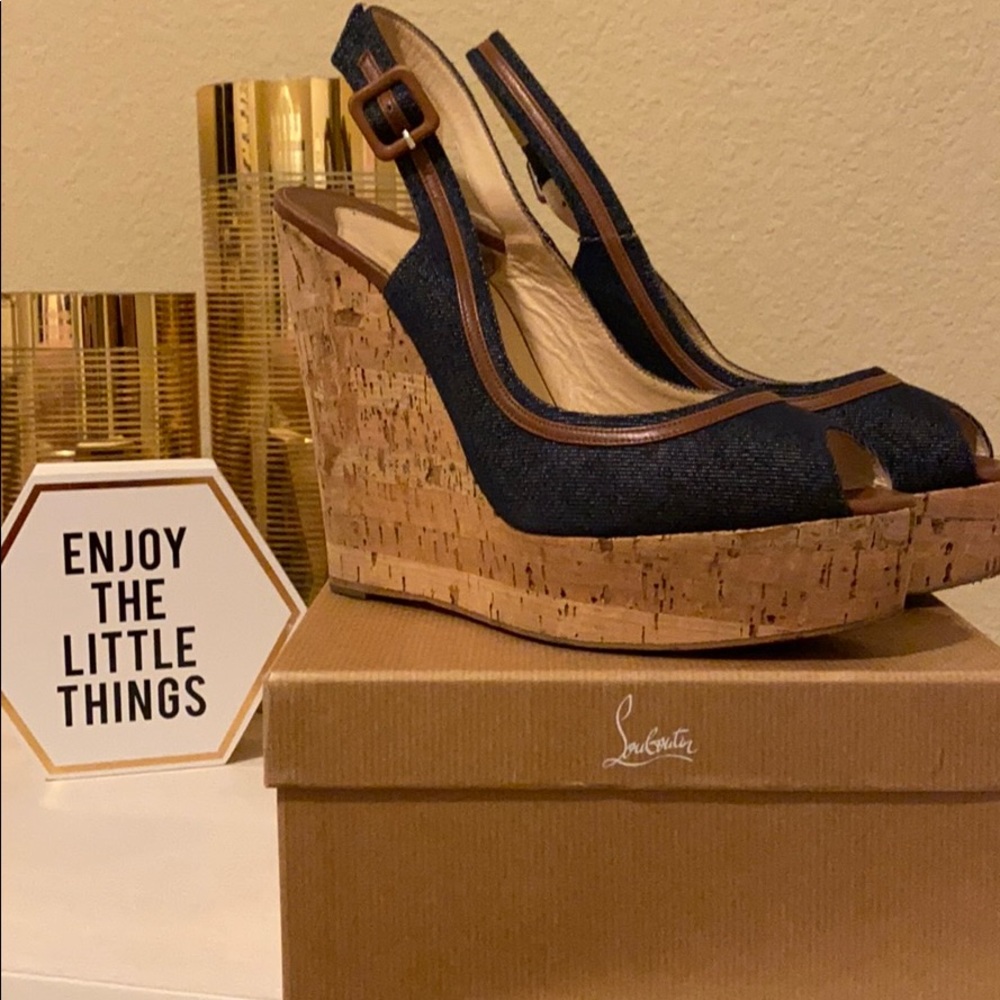 Christian Louboutin Wedge Heels